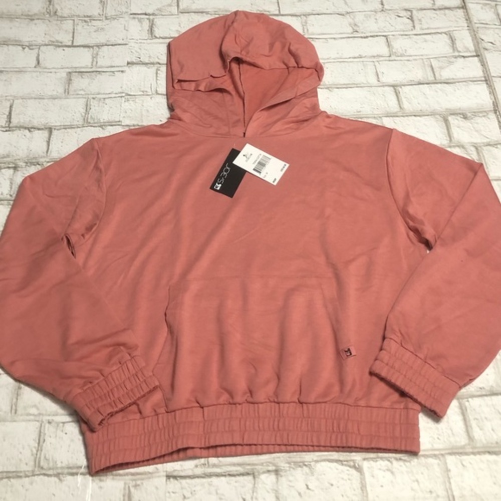 NEW! Joe's Jeans Kangaroo Pocket Smocked Hoodie - Picture 7 of 11